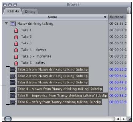 APPLE FINAL CUT PRO 5 - Automatically Creating Subclips Using DV Start/Stop Detection - 4