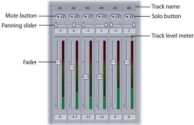 APPLE FINAL CUT PRO 5 - Track Strips Area - 1