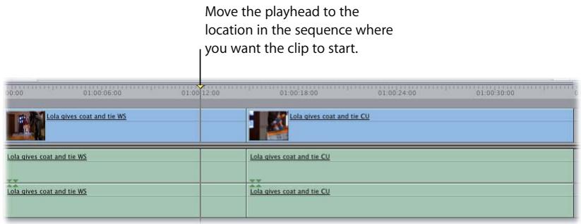 APPLE FINAL CUT PRO 5 - Example: Editing a Specific Clip Into Your Sequence - 2
