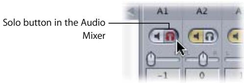APPLE FINAL CUT PRO 5 - To solo one or more tracks, do one of the following: - 1