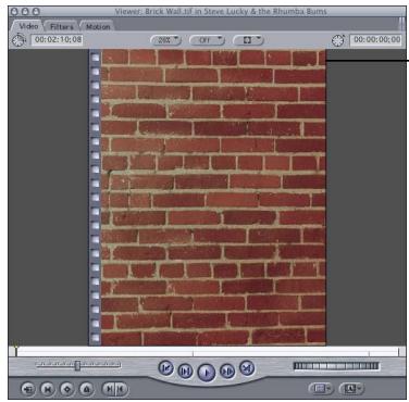 APPLE FINAL CUT PRO 5 - To scale a graphic: - 1