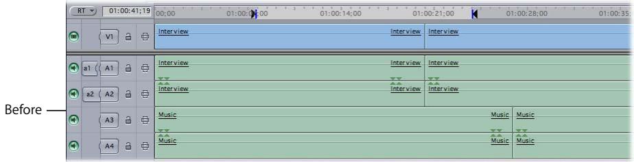 APPLE FINAL CUT PRO 5 - Defining the Destination Track - 3