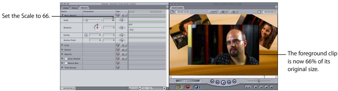 APPLE FINAL CUT PRO 5 - Check the Basic Motion box, then click OK. - 6