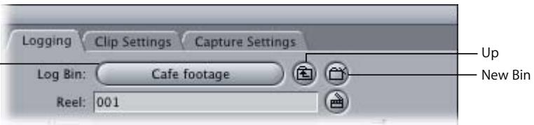 APPLE FINAL CUT PRO 5 - Logging Bin Controls in the Logging Tab - 1