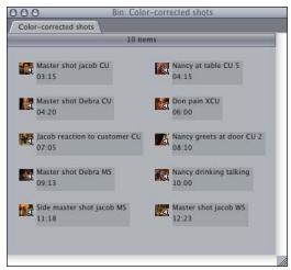 APPLE FINAL CUT PRO 5 - Choosing Views in the Browser - 2