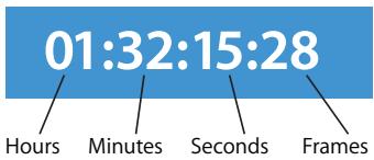 APPLE FINAL CUT PRO 5 - SMPTE timecode - 1