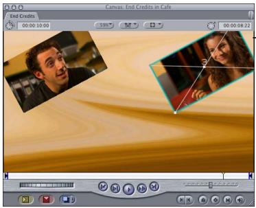 APPLE FINAL CUT PRO 5 - Check the Basic Motion box, then click OK. - 3
