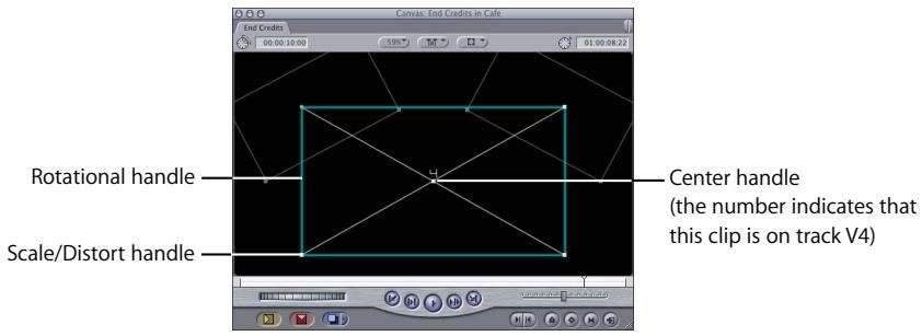 APPLE FINAL CUT PRO 5 - Manipulating Images in the Canvas - 1