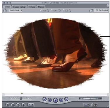 APPLE FINAL CUT PRO 5 - Example: Using the Image Mask and Mask Feather Filters - 3