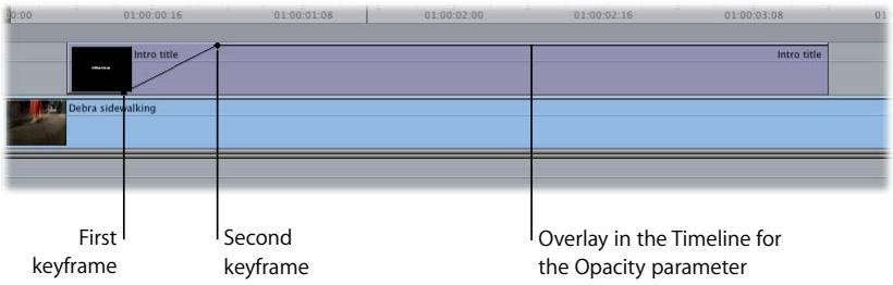 APPLE FINAL CUT PRO 5 - How Keyframing Works - 1