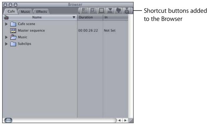 APPLE FINAL CUT PRO 5 - Working With Shortcut Buttons and Button Bars - 1