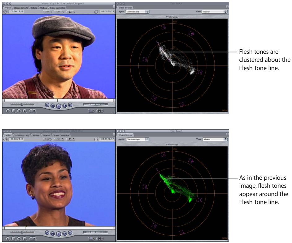 APPLE FINAL CUT PRO 5 - Learning to Read the Vectorscope - 3