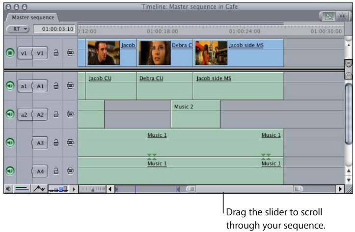 APPLE FINAL CUT PRO 5 - Horizontal Time Controls - 4