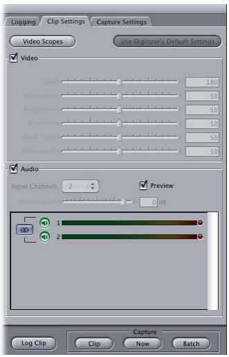 APPLE FINAL CUT PRO 5 - Selecting Which Tracks to Capture - 1