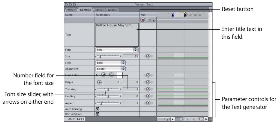 APPLE FINAL CUT PRO 5 - To create a title clip: - 2