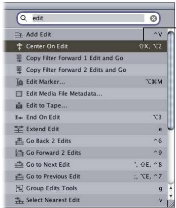 APPLE FINAL CUT PRO 5 - To assign keyboard shortcuts to commands: - 2