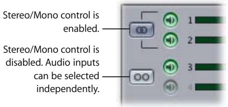 APPLE FINAL CUT PRO 5 - To choose which audio channels to capture: - 1