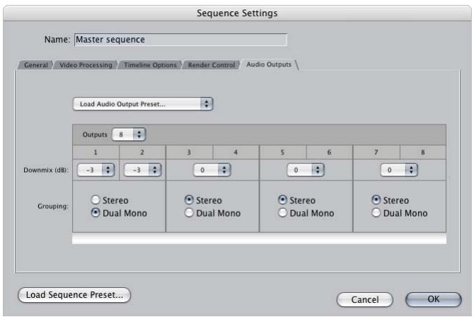 APPLE FINAL CUT PRO 5 - About Audio Output Presets - 1
