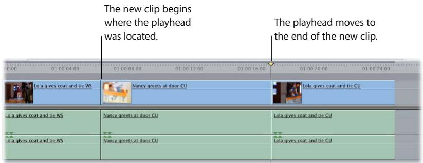 APPLE FINAL CUT PRO 5 - Example: Editing a Clip With No Specified In or Out Points Into Your Sequence - 3
