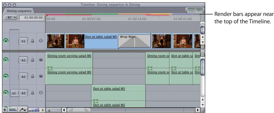 APPLE FINAL CUT PRO 5 - About Render Status Bars - 1