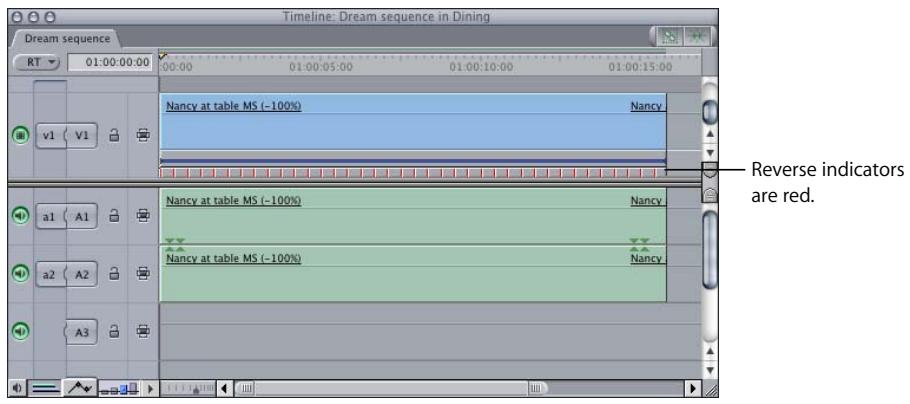 APPLE FINAL CUT PRO 5 - To view the motion bar in the Timeline keyframe graph area: - 3