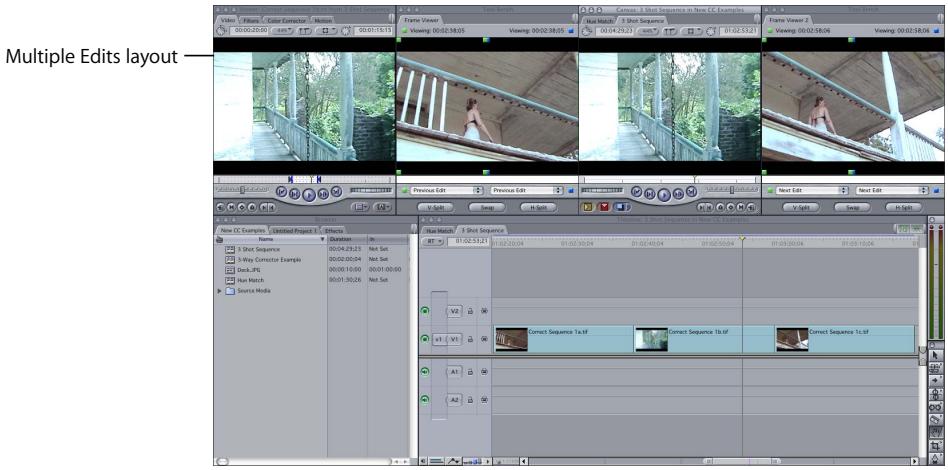 APPLE FINAL CUT PRO 5 - Example: Color Correcting a Three-Shot Sequence for Continuity - 2