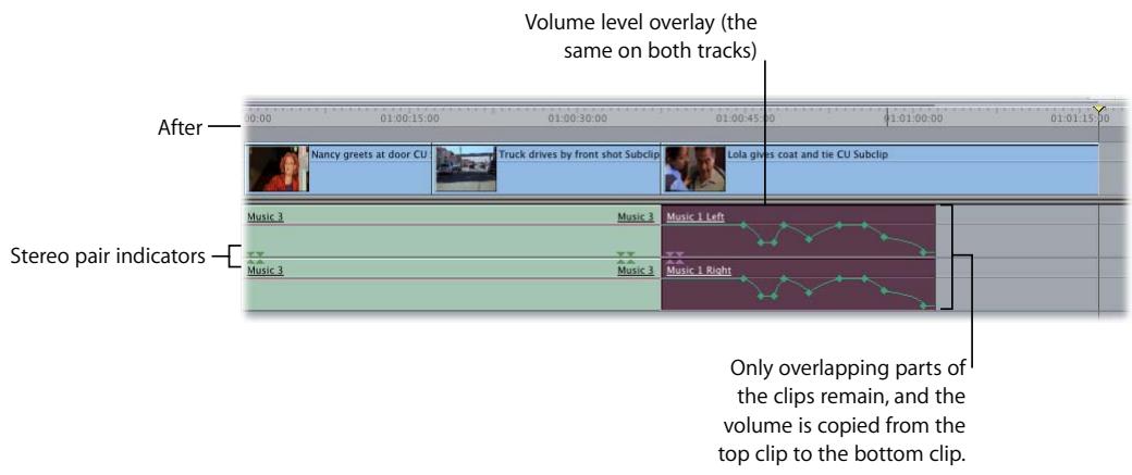APPLE FINAL CUT PRO 5 - To create a stereo pair: - 3