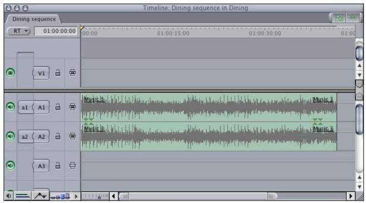 APPLE FINAL CUT PRO 5 - Using Waveform Displays to Help You Edit Audio - 2
