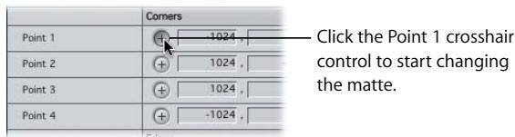 APPLE FINAL CUT PRO 5 - Example: Using the Four-Point Garbage Matte Filter - 1