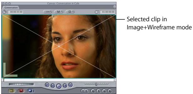 APPLE FINAL CUT PRO 5 - Choosing a Wireframe Mode - 1