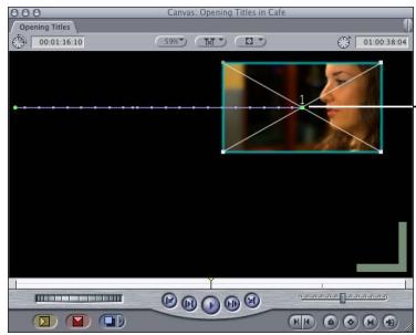APPLE FINAL CUT PRO 5 - To create a motion path: - 2
