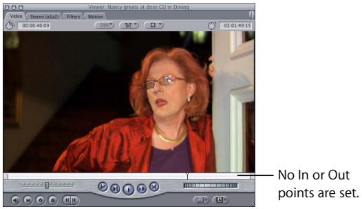 APPLE FINAL CUT PRO 5 - Example: Editing a Clip With No Specified In or Out Points Into Your Sequence - 1