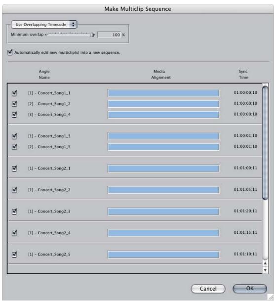 APPLE FINAL CUT PRO 5 - Minimum Overlap Is 100% - 1