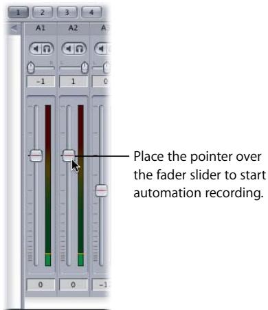 APPLE FINAL CUT PRO 5 - To record level or pan keyframes: - 2