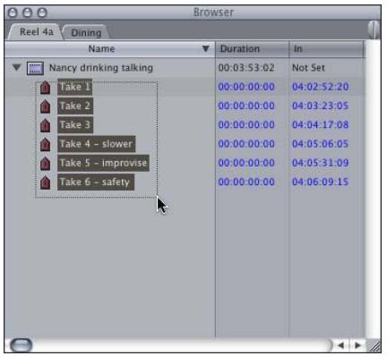 APPLE FINAL CUT PRO 5 - Automatically Creating Subclips Using DV Start/Stop Detection - 3