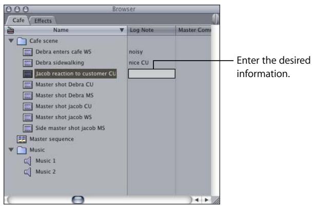 APPLE FINAL CUT PRO 5 - Changing Clip Properties in the Browser - 1