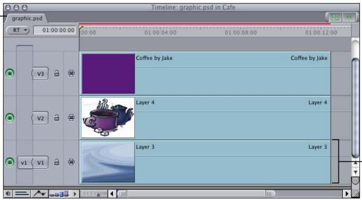 APPLE FINAL CUT PRO 5 - What Happens When You Import a Multilayered Photoshop File - 2