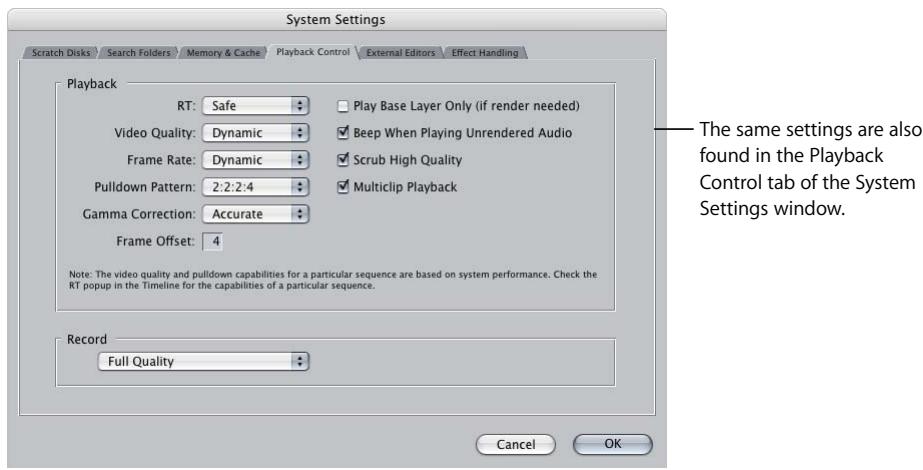 APPLE FINAL CUT PRO 5 - Setting Real-Time Playback Options - 1
