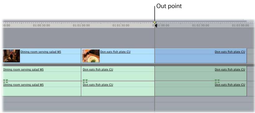 APPLE FINAL CUT PRO 5 - When You Set One Sequence In or Out Point - 3