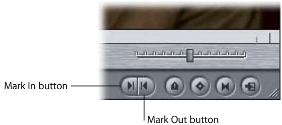 APPLE FINAL CUT PRO 5 - To set In and Out points in the Canvas or Timeline: - 1