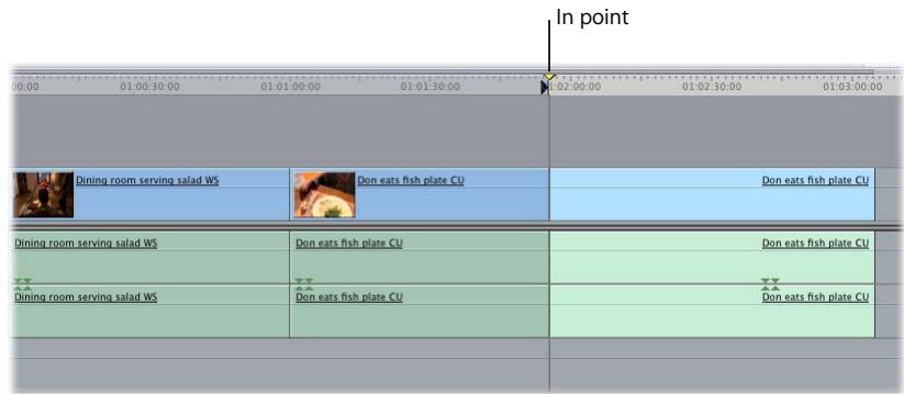 APPLE FINAL CUT PRO 5 - When You Set One Sequence In or Out Point - 1