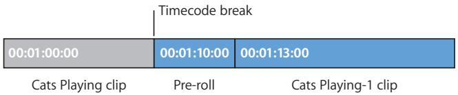 APPLE FINAL CUT PRO 5 - Ordered Timecode Breaks - 1