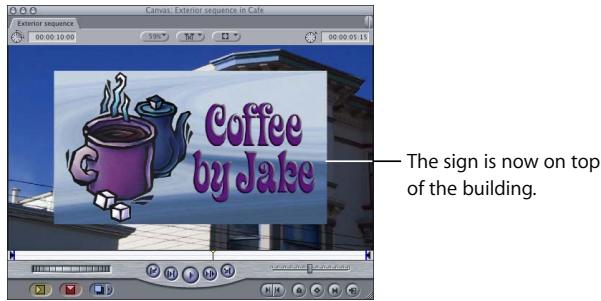 APPLE FINAL CUT PRO 5 - Example: Using Motion Parameters and Wireframe Handles - 4
