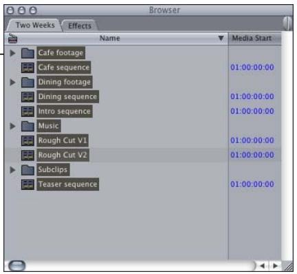 APPLE FINAL CUT PRO 5 - Example: Consolidating Your Project and Media Files for Archiving - 1