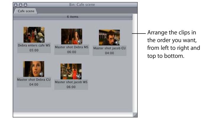 APPLE FINAL CUT PRO 5 - To create a storyboard in the Browser: - 1