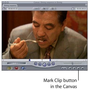 APPLE FINAL CUT PRO 5 - To set In and Out points at the beginning and end of a clip or gap in the Timeline: - 3