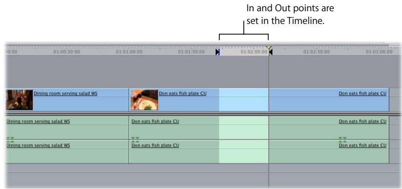 APPLE FINAL CUT PRO 5 - When You Set Both Sequence In and Out Points - 1