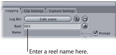 APPLE FINAL CUT PRO 5 - To identify a tape with timecode breaks using multiple reel names: - 1