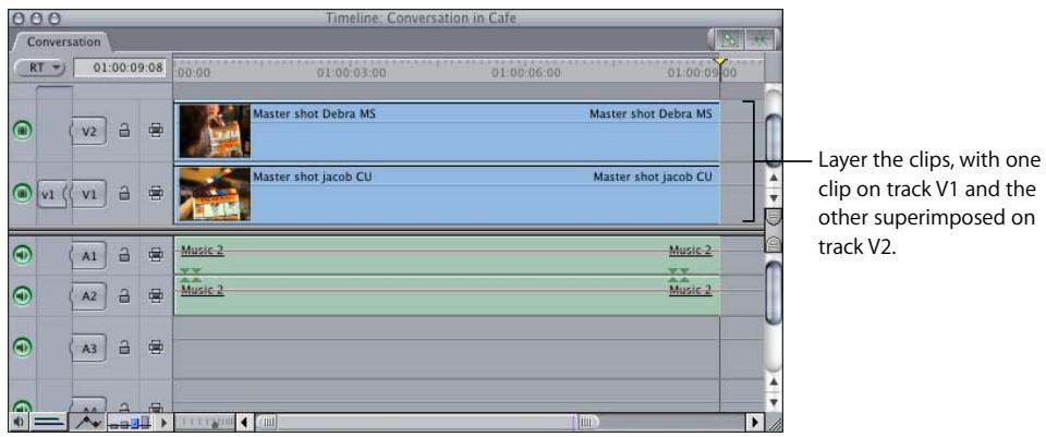 APPLE FINAL CUT PRO 5 - Example: Using Keyframes to Make Opacity Changes - 1
