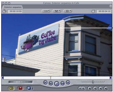 APPLE FINAL CUT PRO 5 - Example: Using Motion Parameters and Wireframe Handles - 8